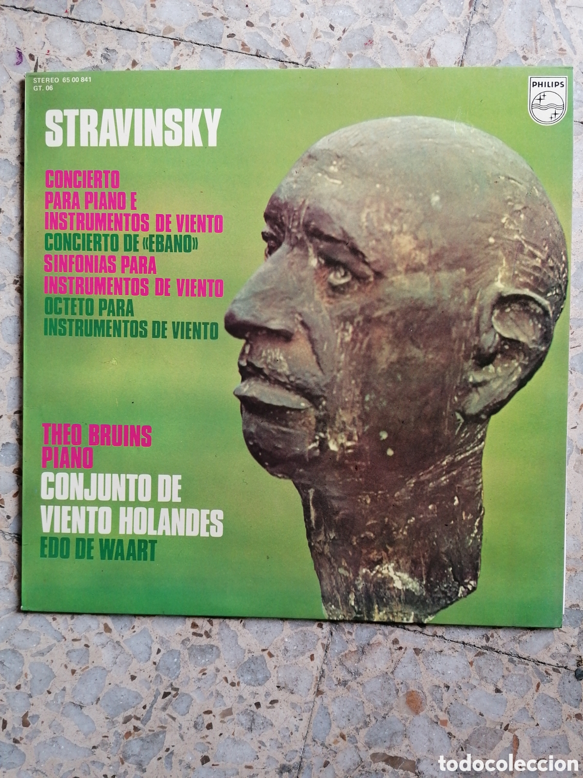 Discos de vinil: LP STRAVINSKY CONCIERTO PARA PIANO Y VIENTO CONCIERTO DE EBANO 1976