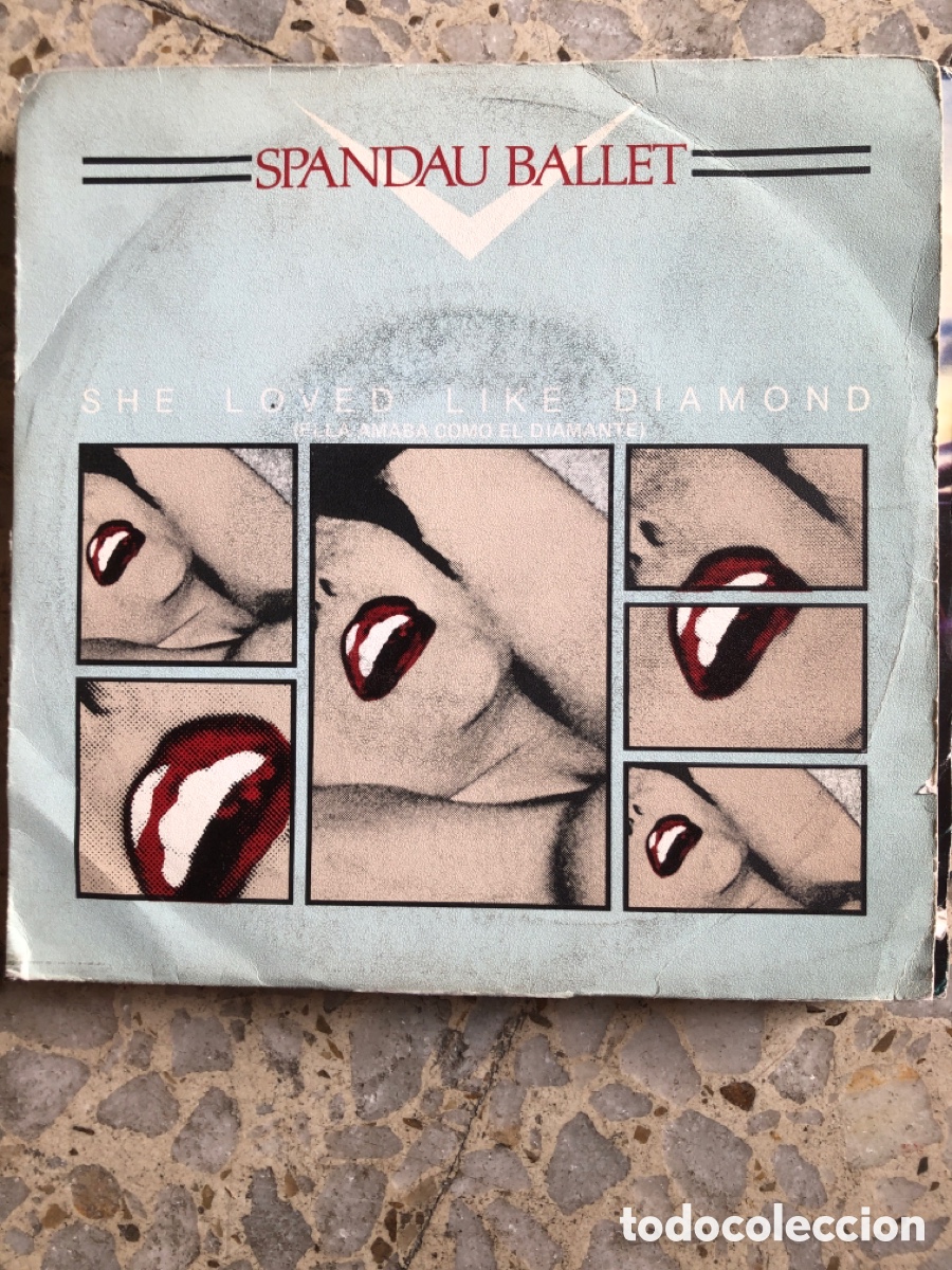 Vinyl-Schallplatten: SGL SPANDAU BALLET SHE LOVED LIKE DIAMOND 1982 PROMO