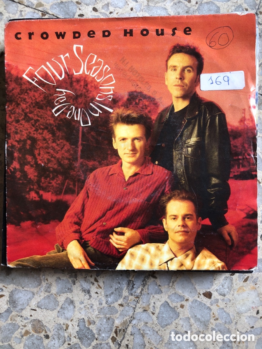 Vinyl records: SGL CROWDED HOUSE FOUR SEASONS IN ONE DAY 1992 PROMO ESPA&Ntilde;A