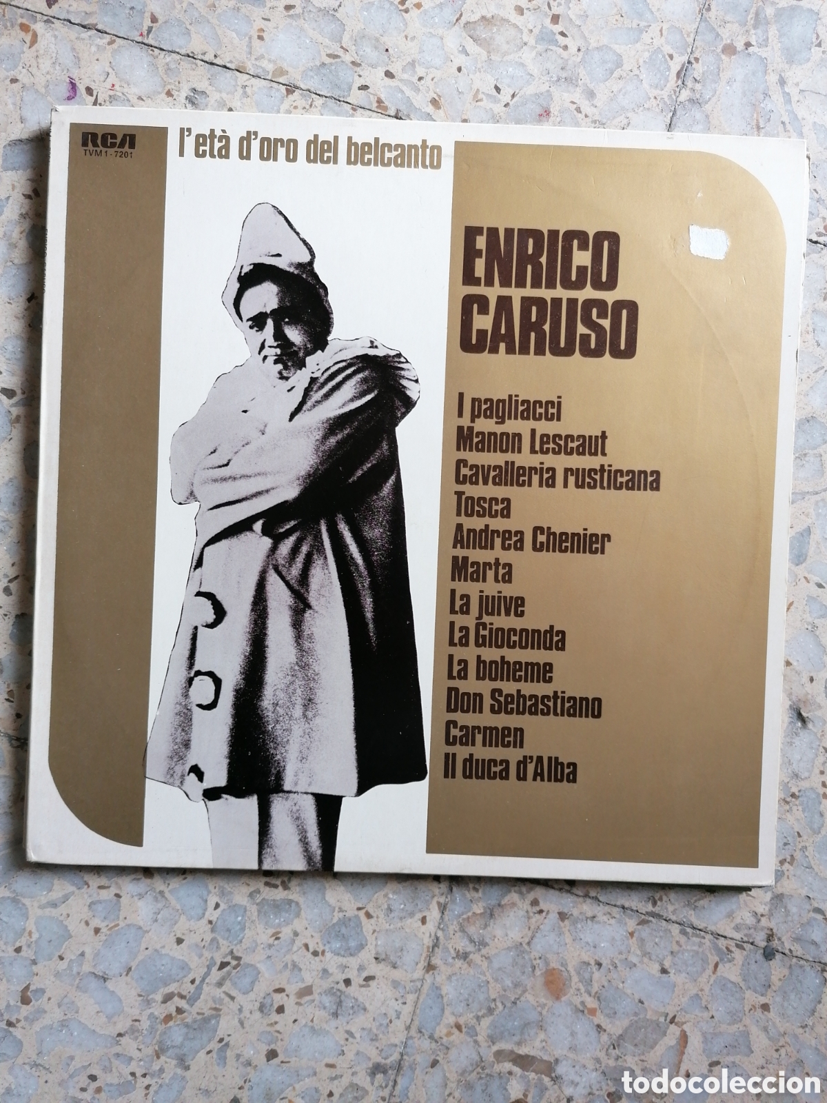 Discos de vinil: LP ENRICO CARUSO GRABACIONES 1906-1920 EDICION ITALIANA