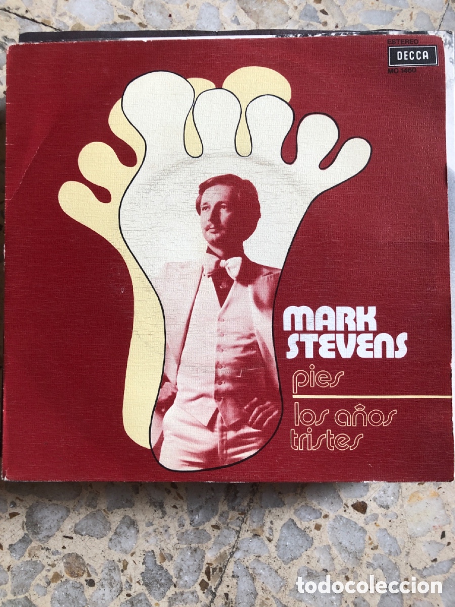Discos de vinilo: SGL MARK STEVENS PIES LOS A&Ntilde;OS TRISTES 1974 PROMO