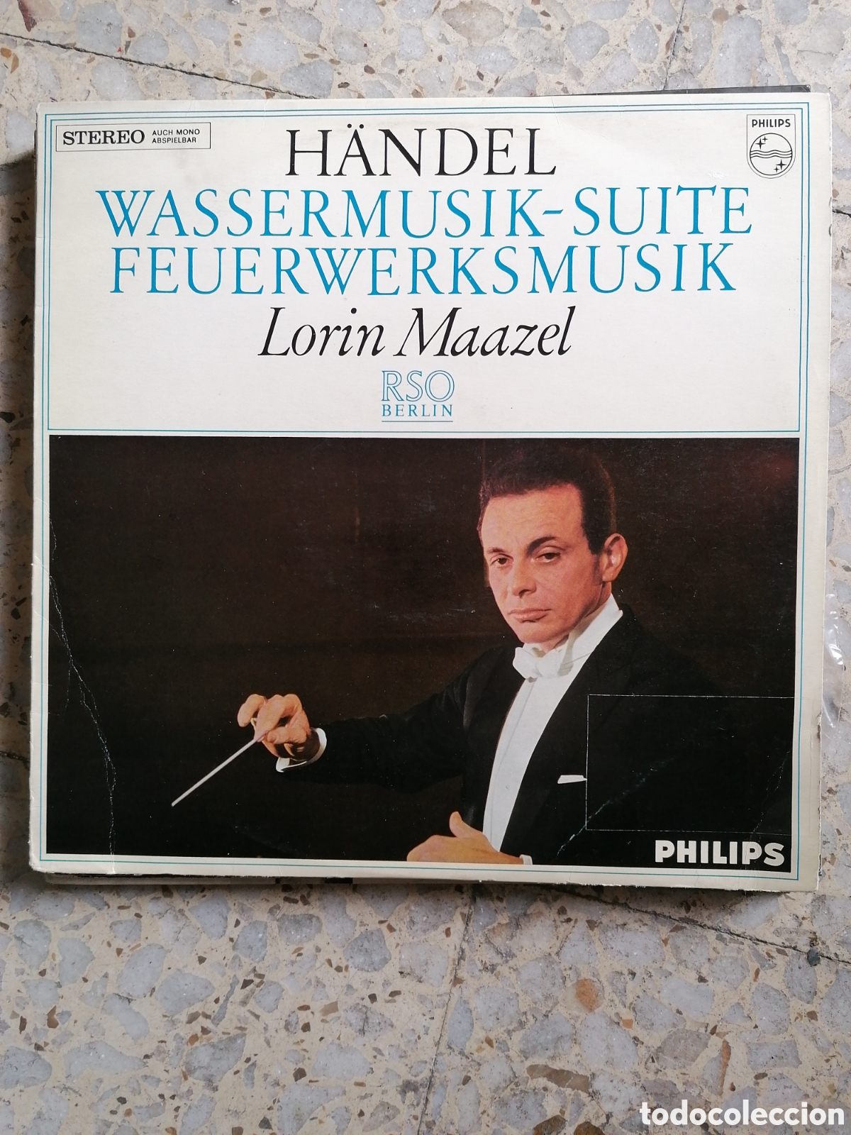 Discos de vinil: LP HANDEL WASSERMUSIK SUITE FEUERWERKSMUSIK LORIN MAAZEL GERMANI