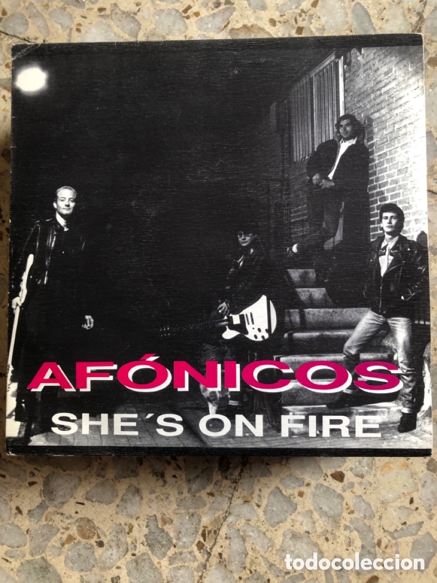Discos de vinil: SGL AFONICOS SHE&acute;S ON FIRE 1991 PROMO