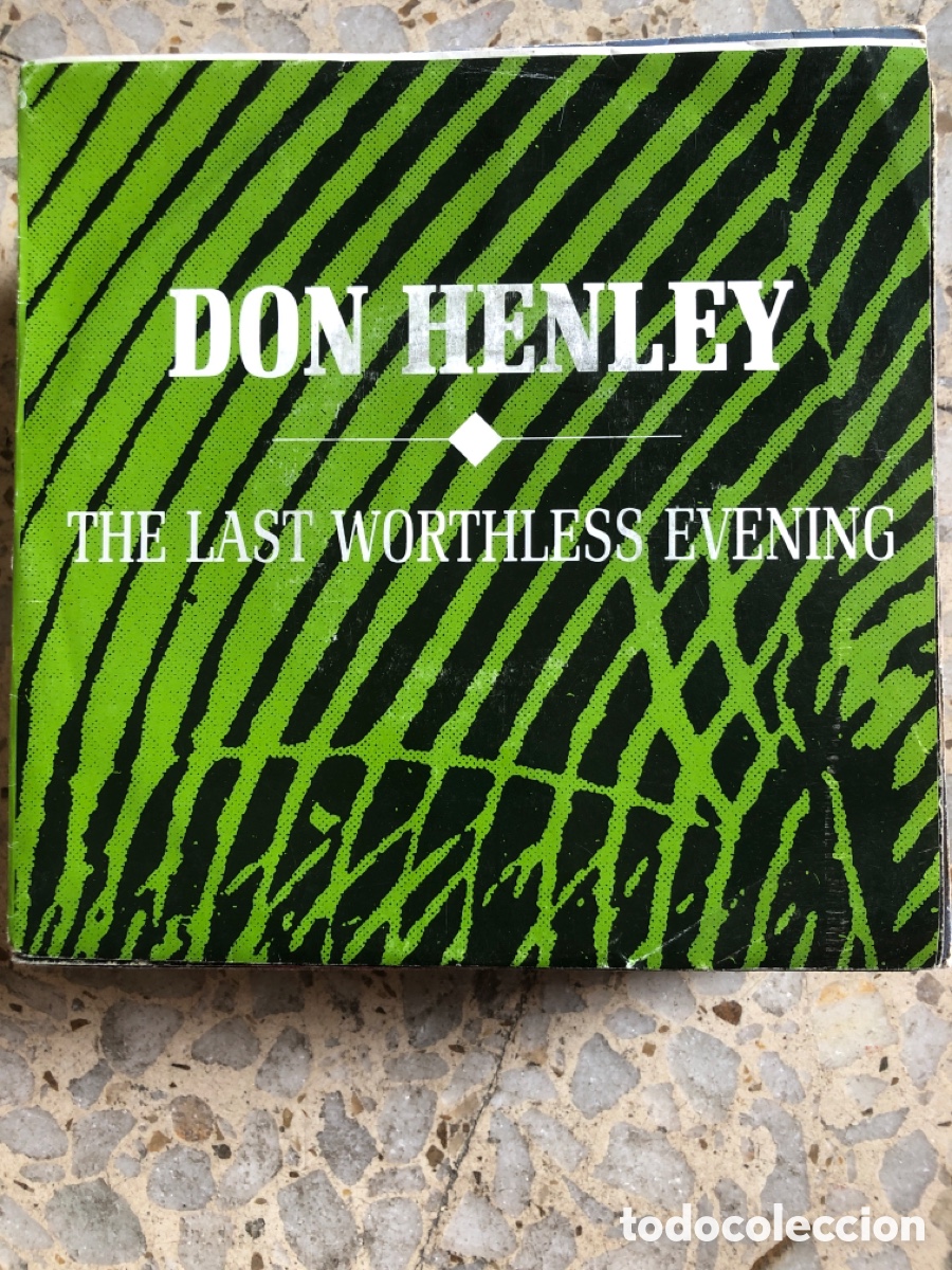 Discos de vinilo: DON HENLEY THE LAST WORTHLESS EVENING 1989 PROMO