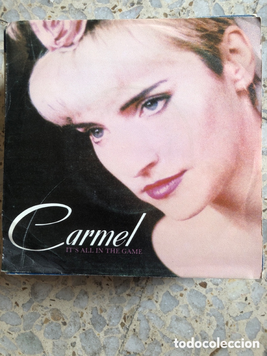 Discos de vinilo: SGL CARMEL IT&acute;S ALL IN THE GAME 1987