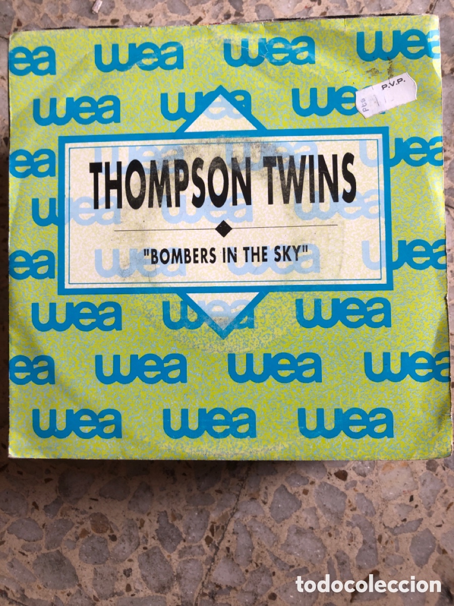 Discos de vinilo: SGL THOMPSON TWINS BOMBERS IN THE SKY 1989 PROMO