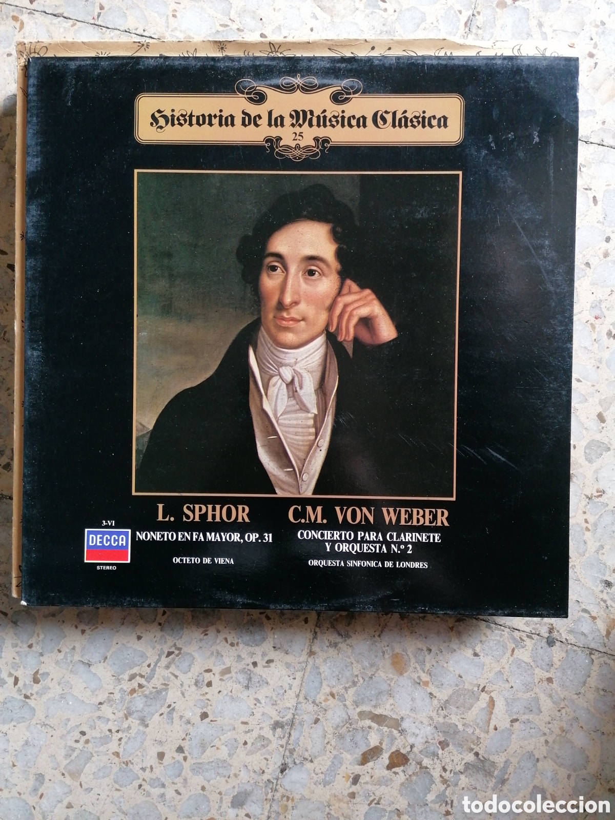 Dischi in vinile: LP HISTORIA DE LA MUSICA CLASICA N 25 L. SPHOR C.M. VON WEBER 1984