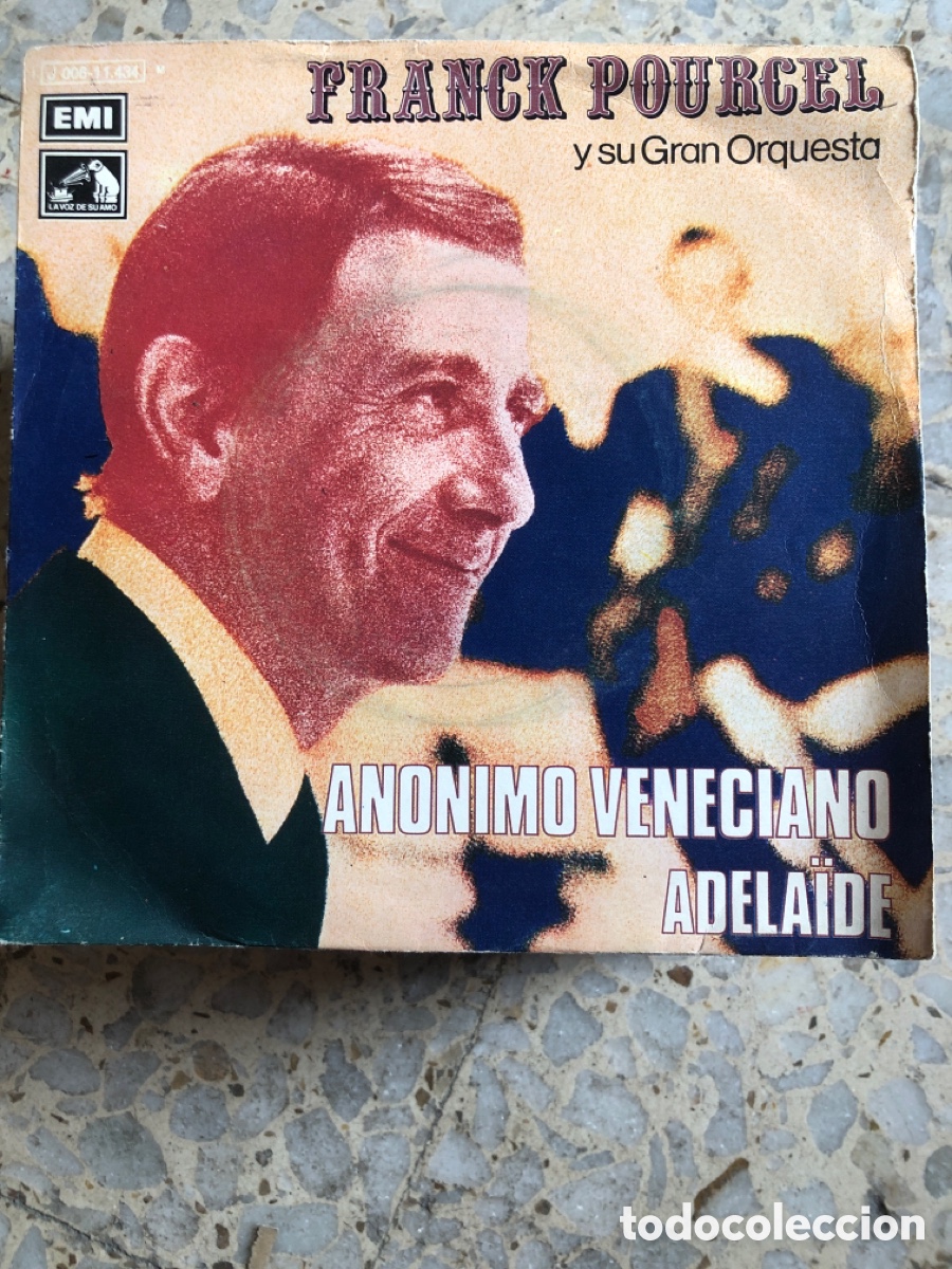 Discos de vinilo: SGL FRANCK POURCEL ANONIMO VENECIANO 1971