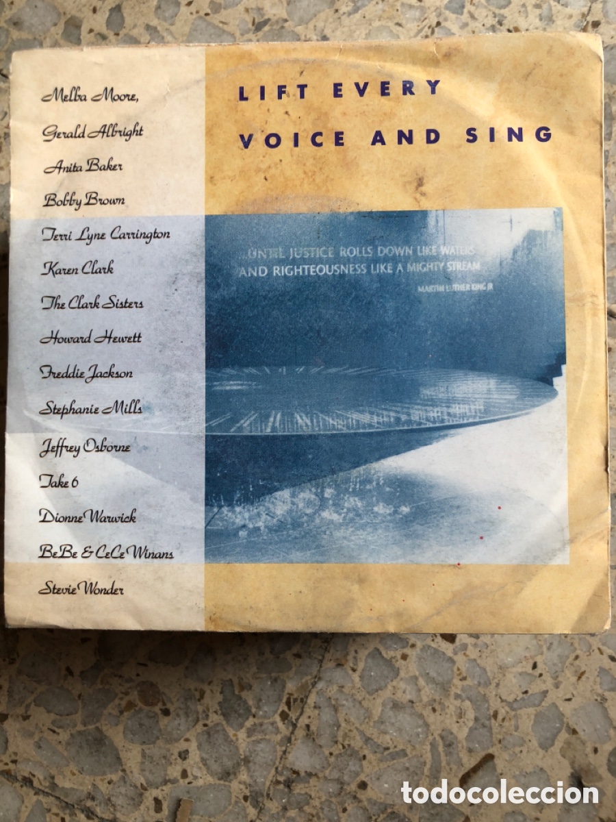 Discos de vinilo: SGL MELBA MOORE LIFT EVERY VOICE AND SING 1990 ITALIA