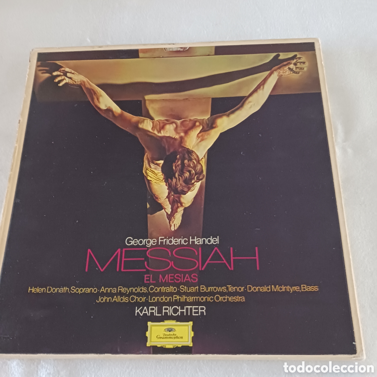 Discos de vinilo: El Mes&iacute;as de George Fr&eacute;d&eacute;ric Handel por Karl Richter