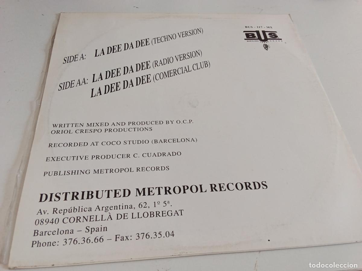 Discos de vinilo: Makintosh-la dee da ese.maxi - Foto 2