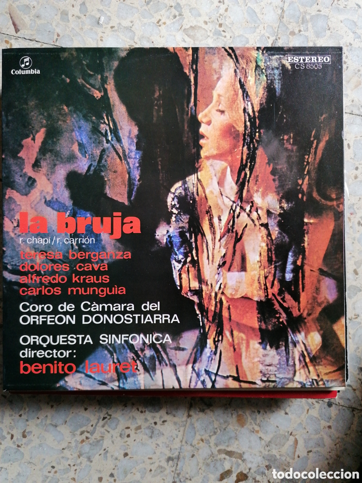 Discos de vinil: LP LA BRUJA TERESA BERGANZA CAVA KRAUS MUNGUIA ORFEON DONOSTIARRA 1969 ESPA&Ntilde;OL