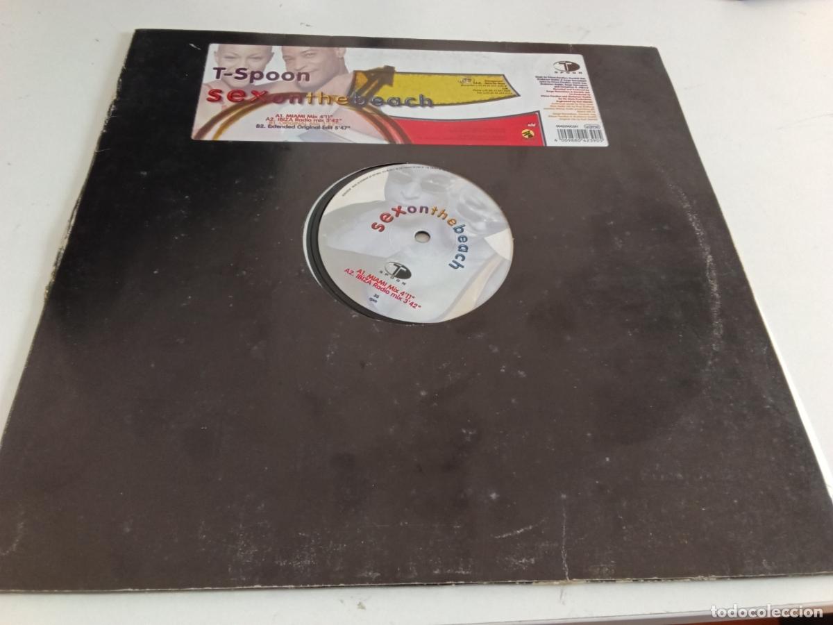 Discos de vinilo: T- spoon .sex on the beach.maxi