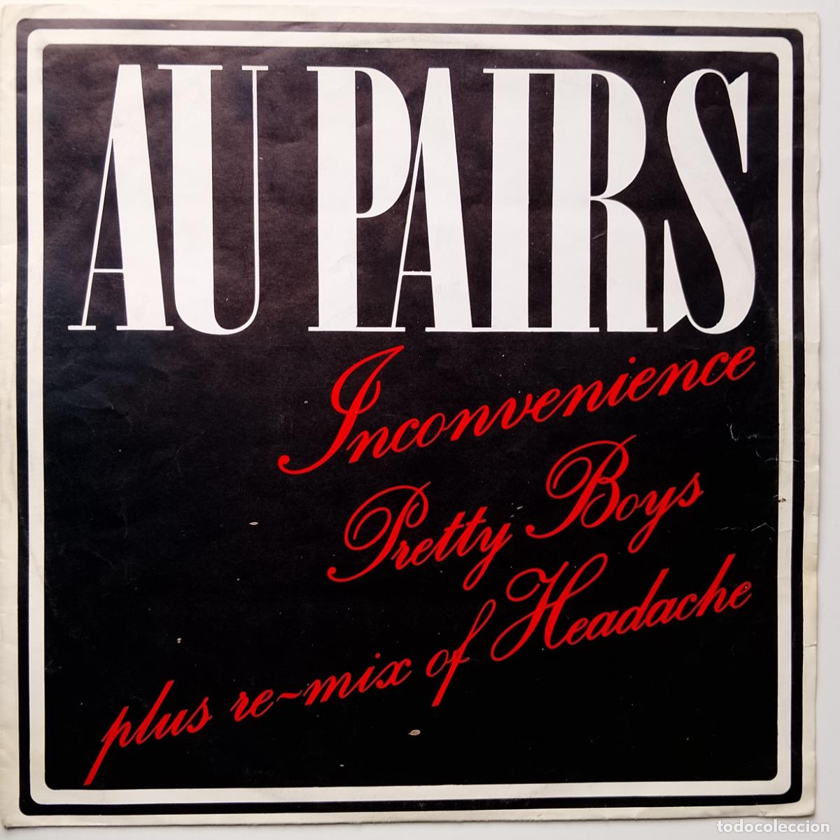 Discos de vinilo: Au Pairs-Inconvenience...(12'' Human 1981) post punk. Slits, Raincoats, Gang of Four, Pylon, Delta 5