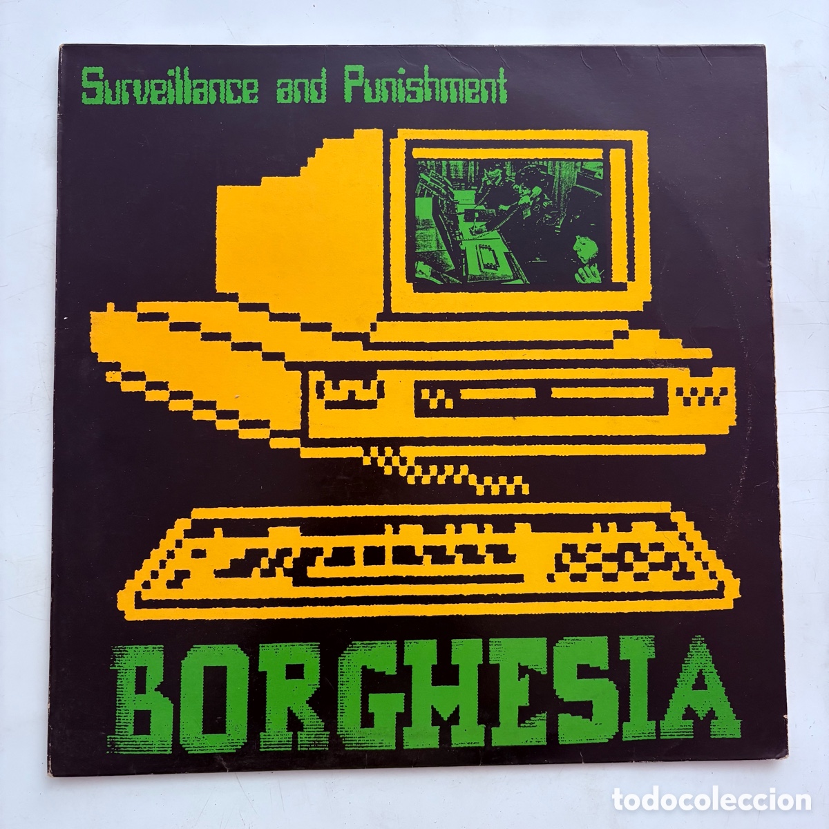 Discos de vinilo: maxi 12'' Borghesia &lrm;&ndash; Surveillance And Punishment edicion belga de 1989