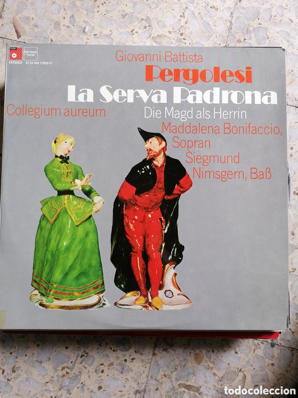 Disques de vinyle: LP PERGOLESI LA SERVA PADRONA MADDALENA BONIFACCIO 1975 EDICION ESPA&Ntilde;OLA
