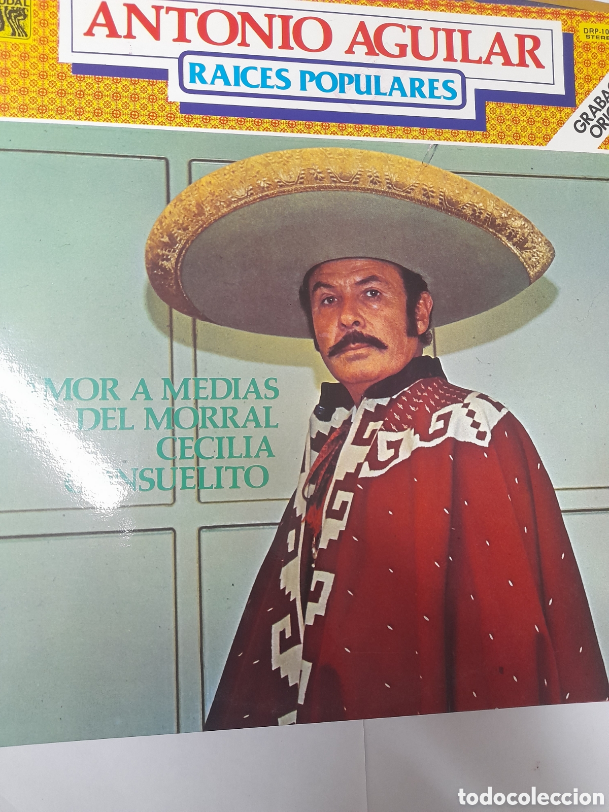 Discos de vinilo: ANTONIO AGUILAR. Amor a medias.