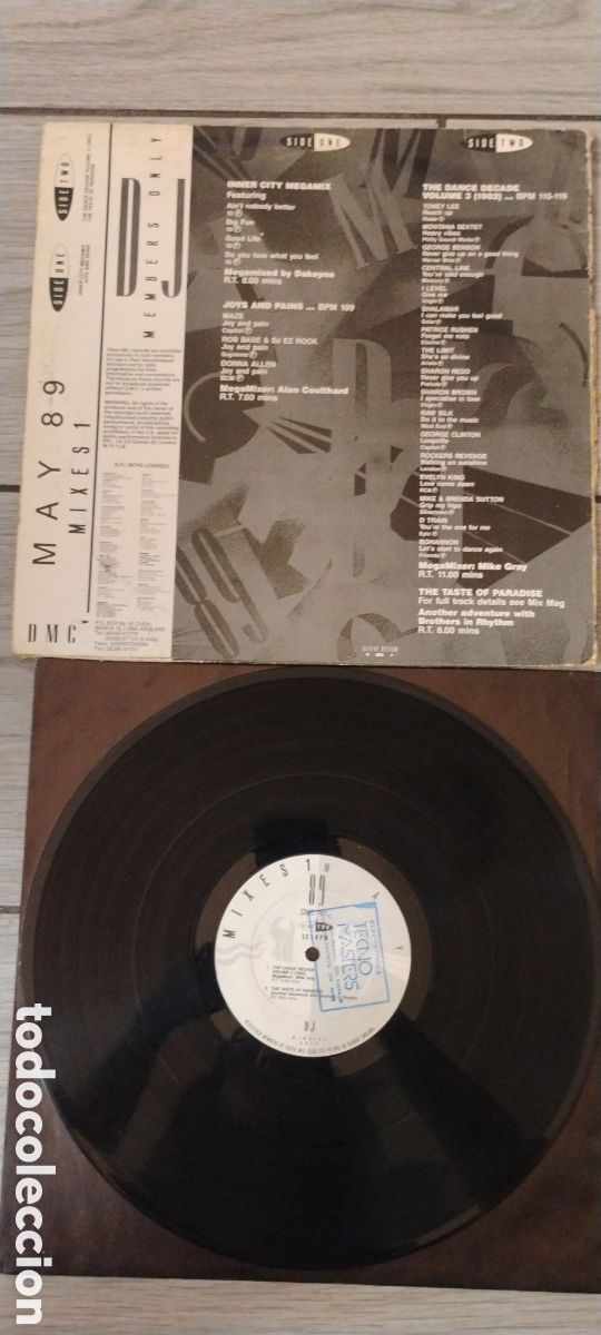 Discos de vinilo: MAY 89 MIXES 1-VARIOUS-LP-DMC/UK-IB - Foto 6