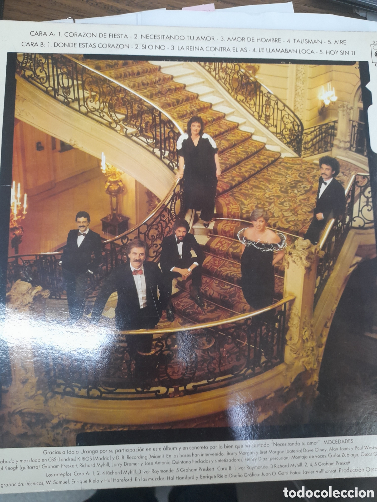 Discos de vinilo: MOCEDADES. Amor de hombre. - Foto 3