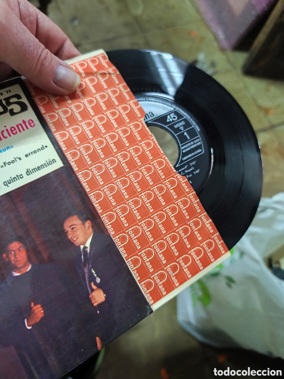 Discos de vinilo: LOS AGAROS LA CASA DEL SOL NACIENTE SINGLE - Foto 3