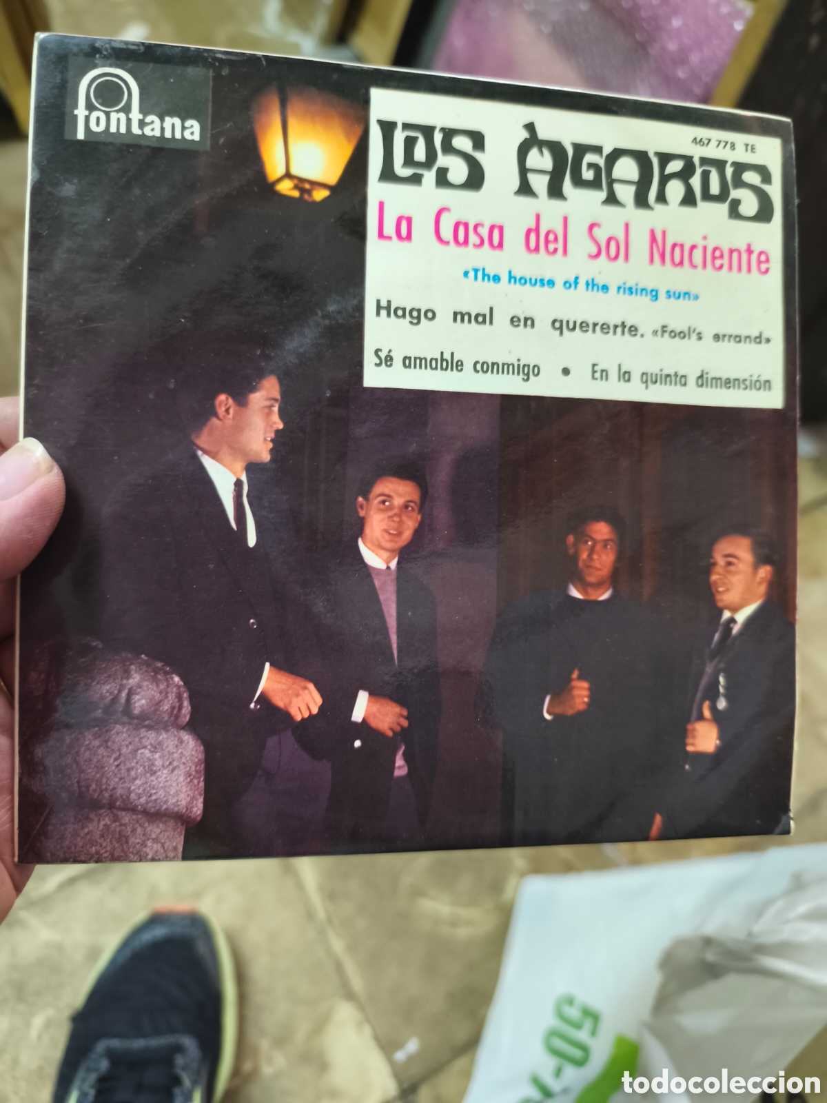 Discos de vinilo: LOS AGAROS LA CASA DEL SOL NACIENTE SINGLE