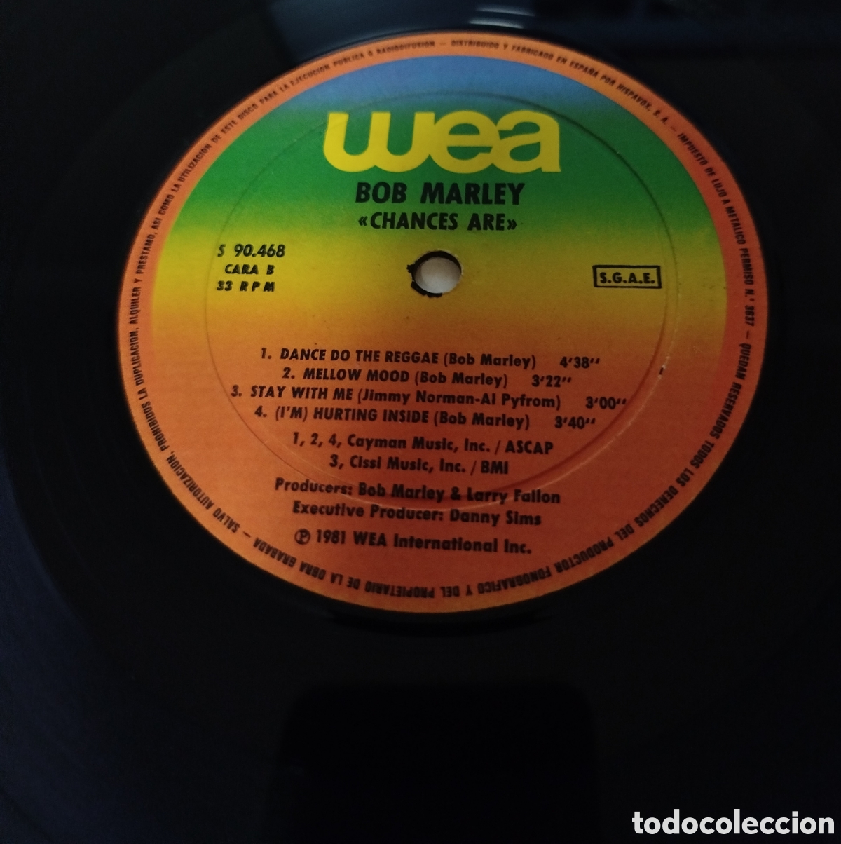 Discos de vinilo: Bob Marley - Chances are - Foto 4