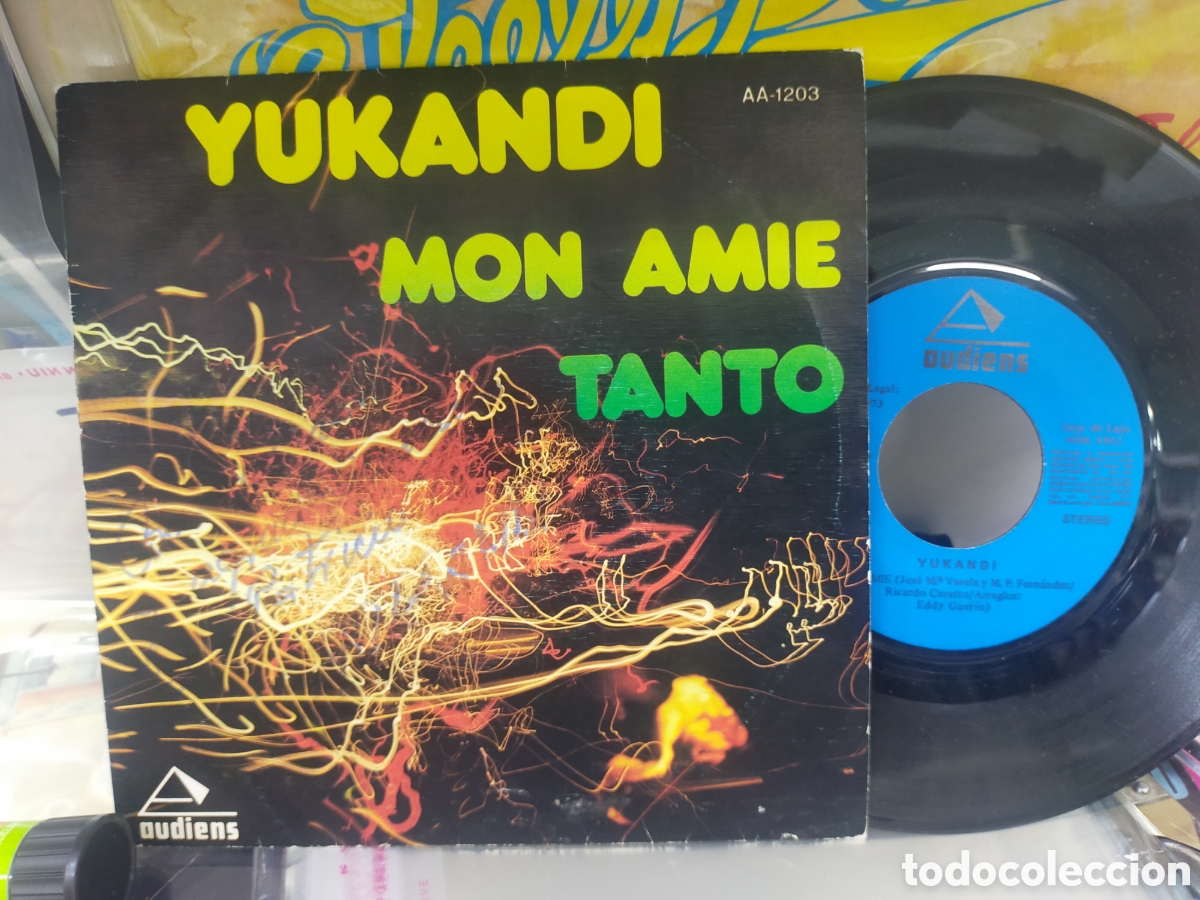 Discos de vinilo: Yukandi single Mon amie 1973