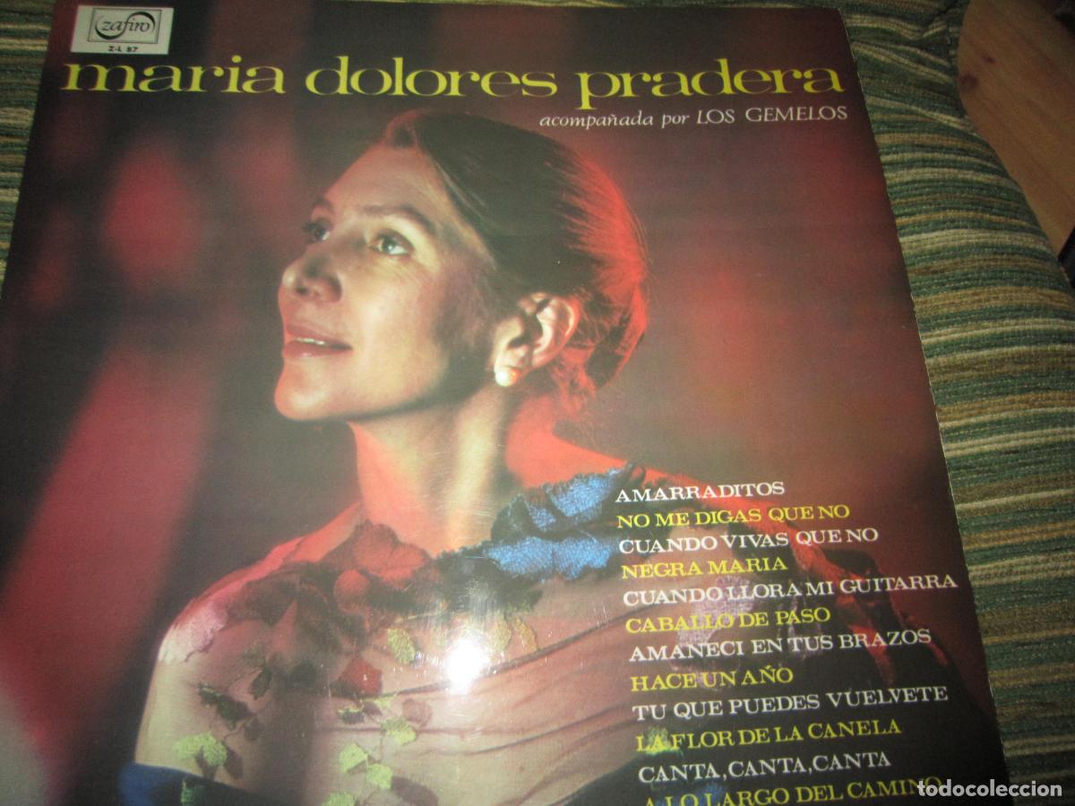 Discos de vinilo: MARIA DOLORES PRADERA ACOMPA&Ntilde;ADA POR LOS GEMELO LP - ORIGINAL ESPA&Ntilde;OL - ZAFIRO 1968 - MONOAURAL