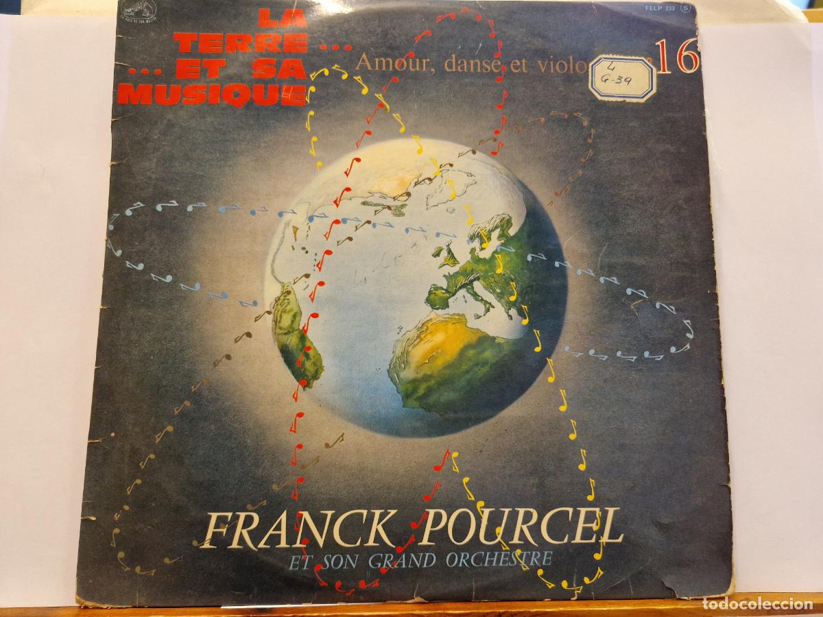 Discos de vinilo: SINGLE. LA TERRA ST SA MUSIQUE. FRANCK POURCEL.