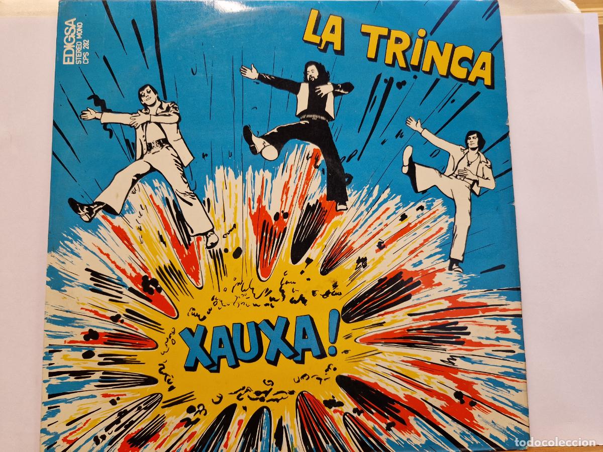 Discos de vinilo: SINGLE. LA TRINCA. XAUXA. ESTEM TIPS. BON DIA. - Foto 1
