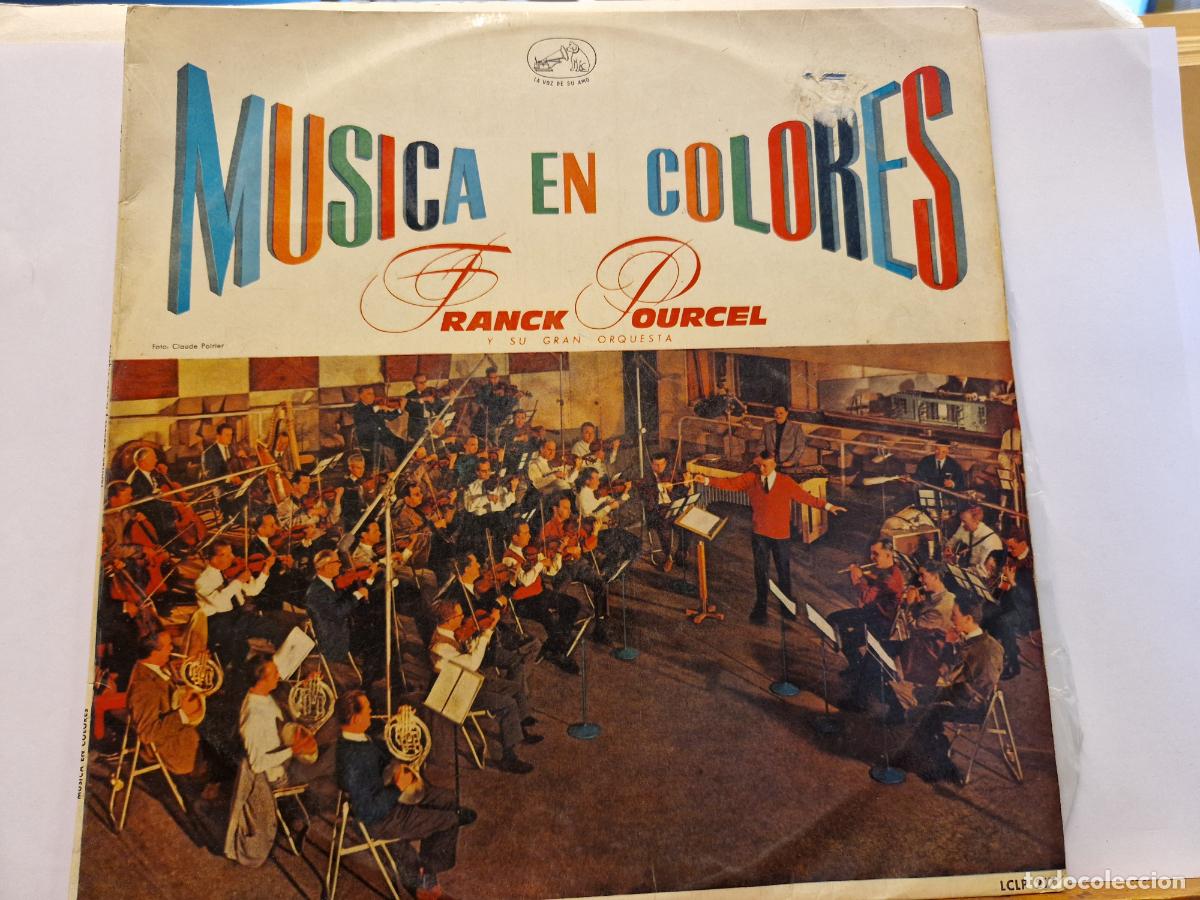 Discos de vinilo: SINGLE. MUSICA EN COLORES. FRANCK POURCEL.