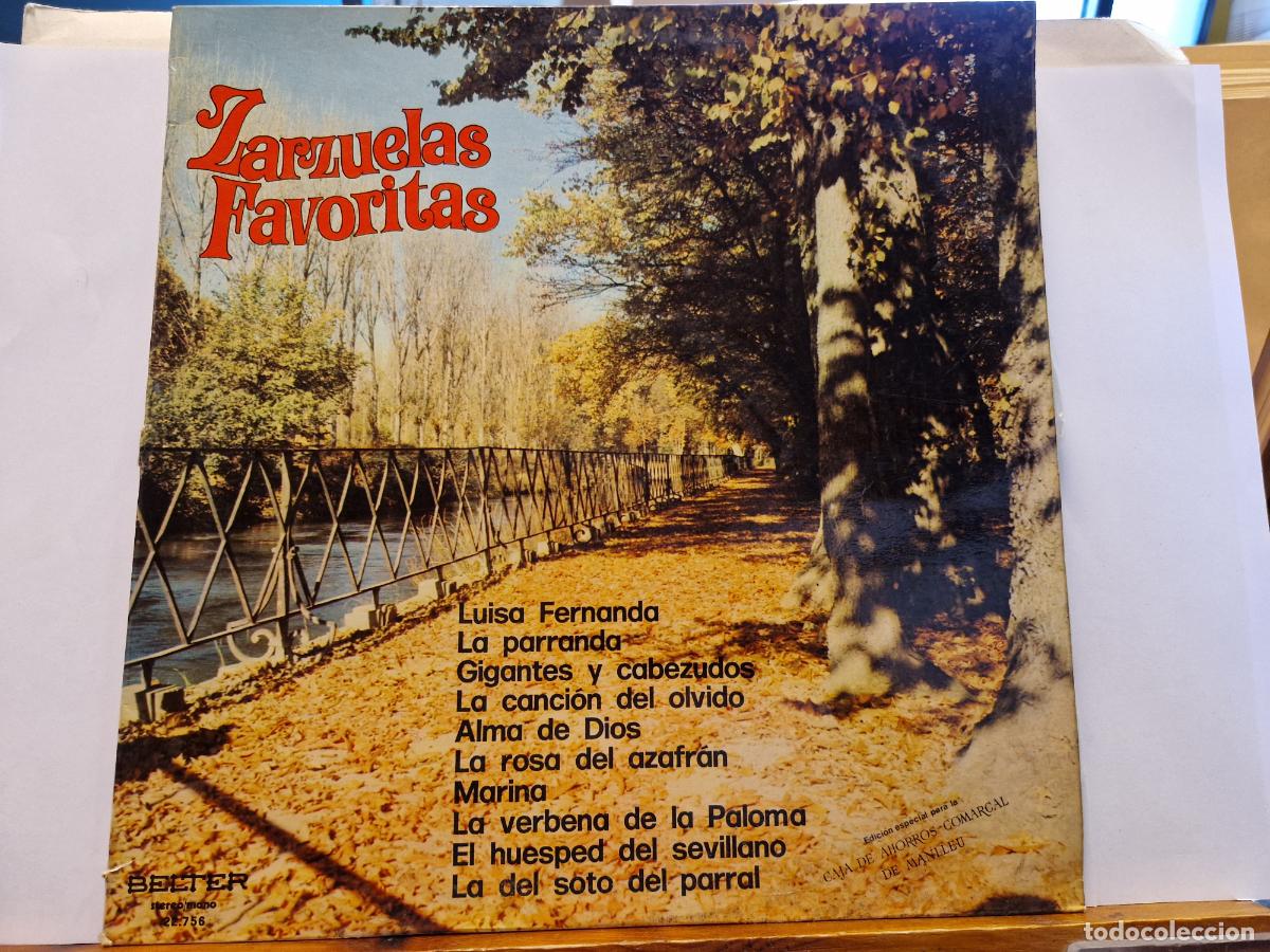 Discos de vinilo: SINGLE. ZARXUELAS FAVORITAS. LUISA FERNANDA. LA PARRANDA..