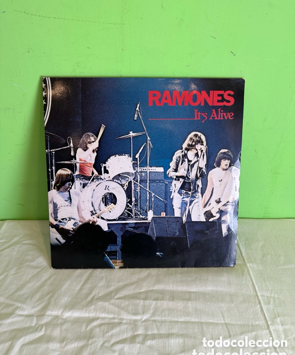 Discos de vinilo: RAMONES &ndash; IT&rsquo;S ALIVE &ndash; DOBLE LP VINILO ORIGINAL SIRE RECORDS PUNK ROCK