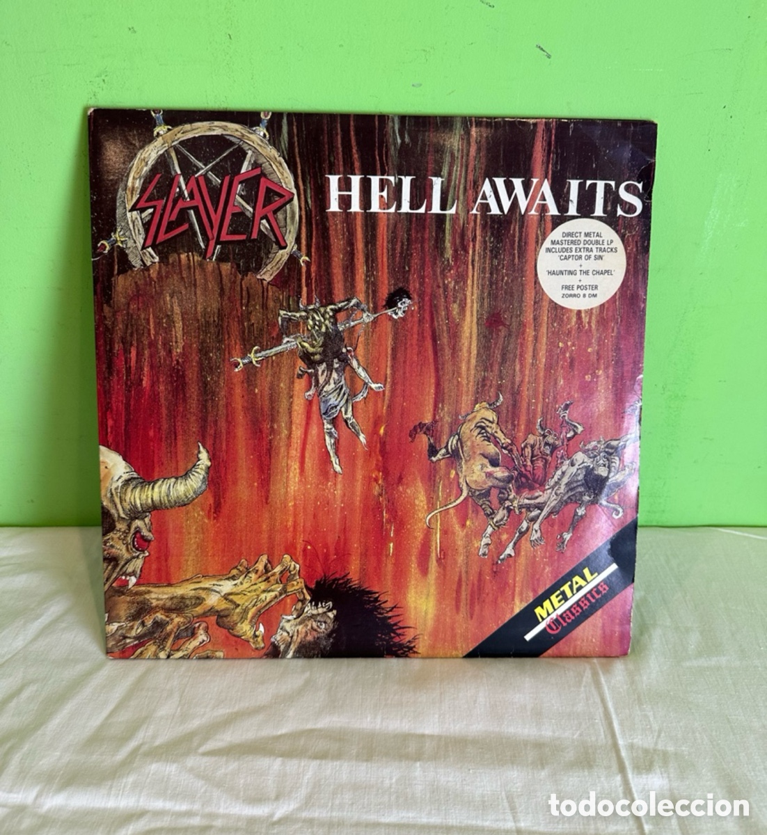 Vinyl records: SLAYER &ndash; HELL AWAITS &ndash; LP VINILO METAL BLADE RECORDS