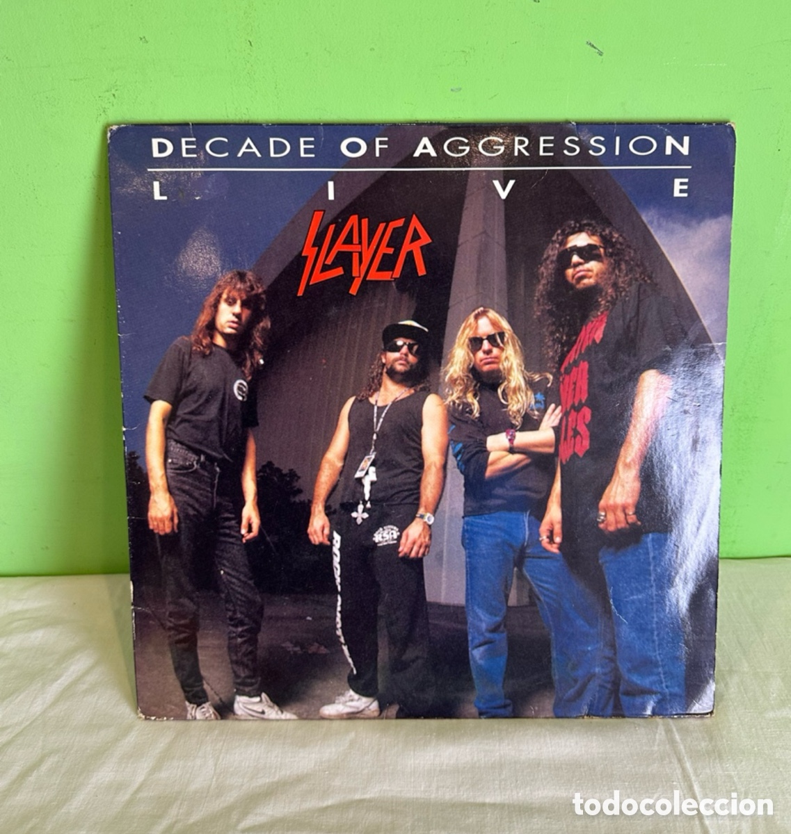 Vinyl records: SLAYER &ndash; DECADE OF AGGRESSION LIVE &ndash; LP VINILO ORIGINAL