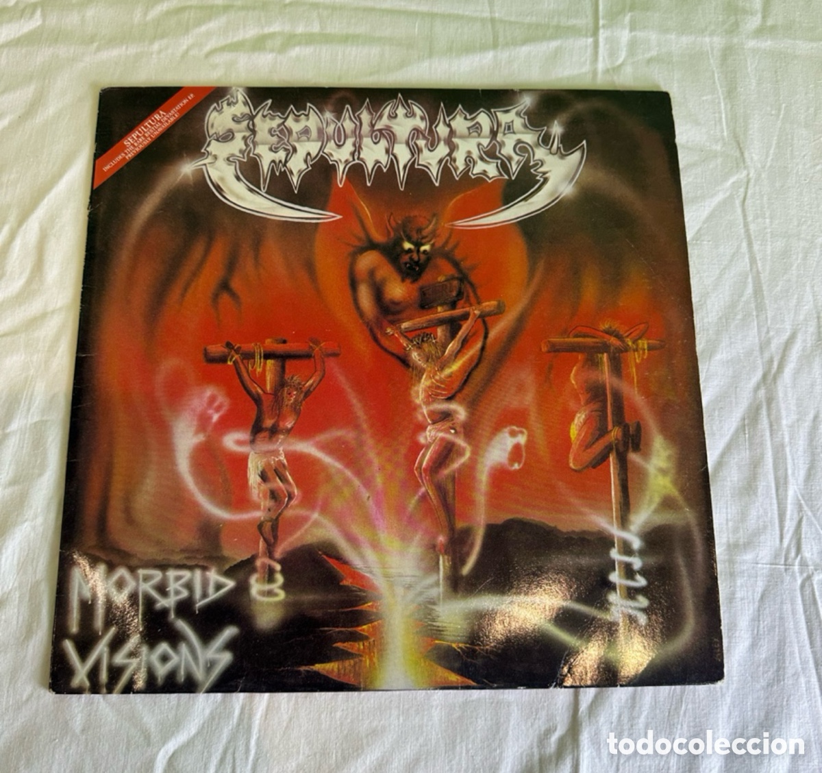 Discos de vinil: SEPULTURA &ndash; MORBID VISIONS &ndash; LP VINILO HEAVY METAL