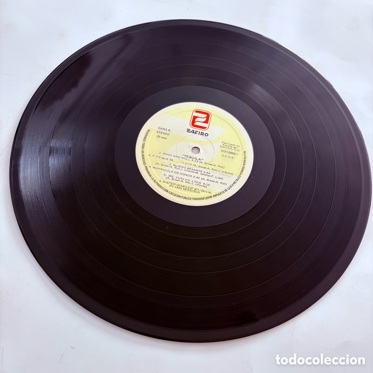 Discos de vinilo: doble lp tequila de 1990 - Foto 5