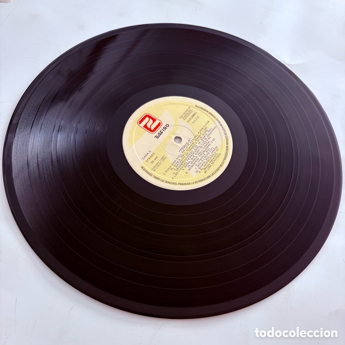 Discos de vinilo: doble lp tequila de 1990 - Foto 6