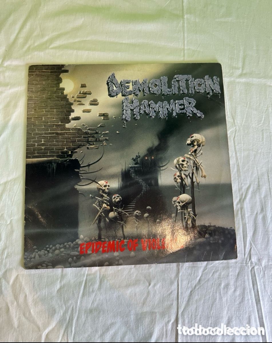 Vinyl-Schallplatten: DEMOLITION HAMMER &ndash; EPIDEMIC OF VIOLENCE &ndash; LP VINILO THRASH METAL