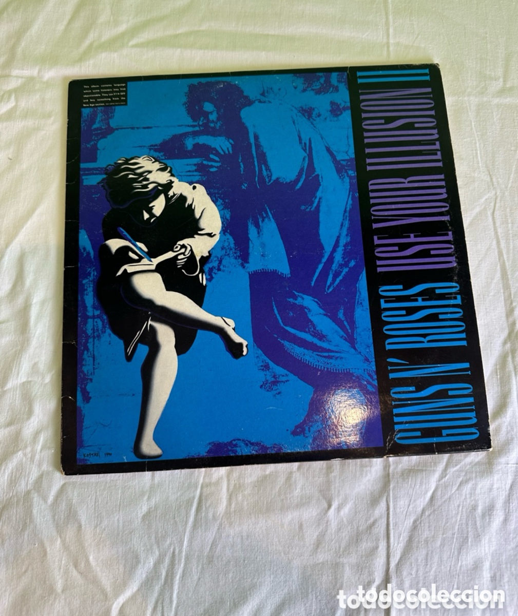 Disques de vinyle: GUNS N&rsquo; ROSES USE YOUR ILLUSION I DOBLE LP VINILO ORIGINAL
