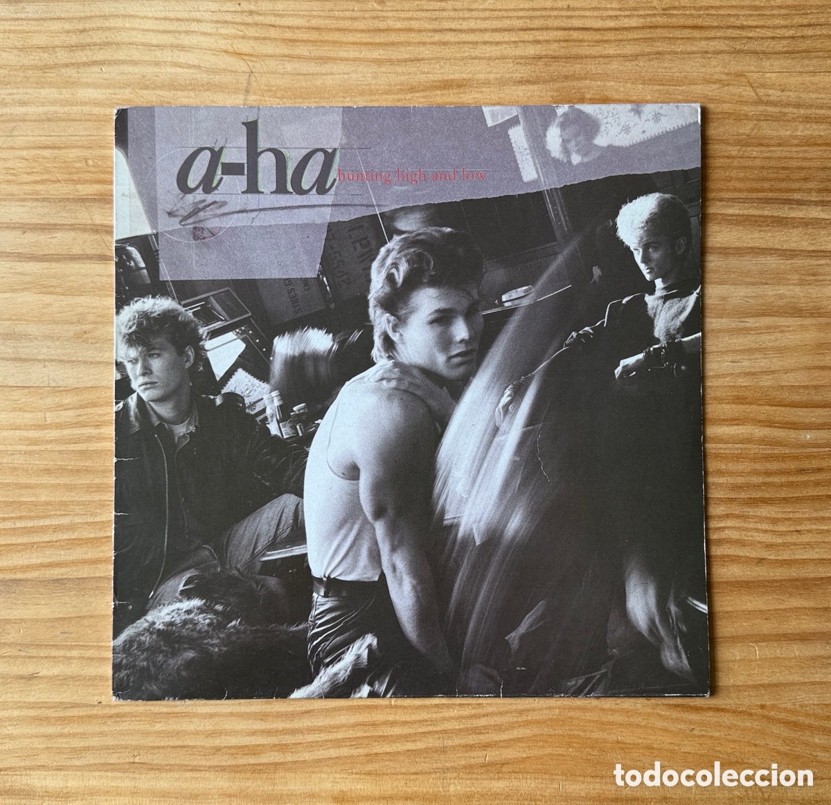 Disques de vinyle: A-ha - Hunting High and Low. Spain 1985