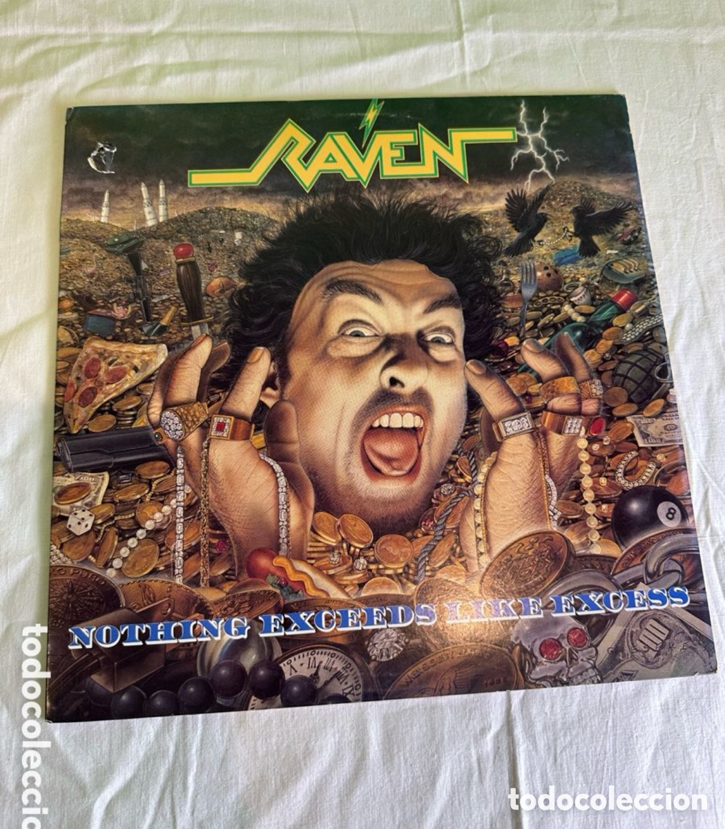Discos de vinil: RAVEN NOTHING EXCEEDS LIKE EXCESS LP VINILO
