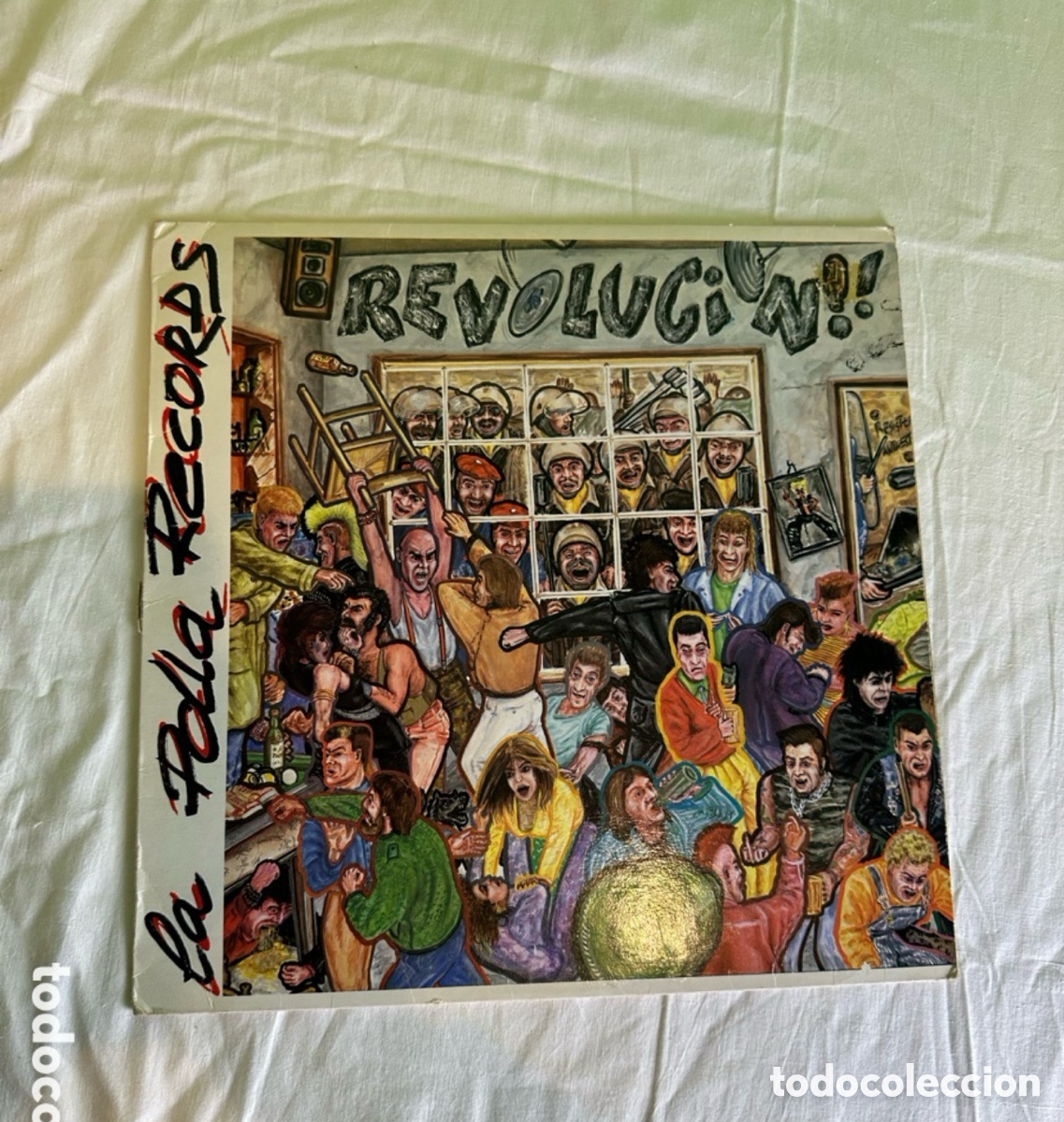 Discos de vinilo: LA POLLA RECORDS REVOLUCI&Oacute;N LP VINILO ORIGINAL