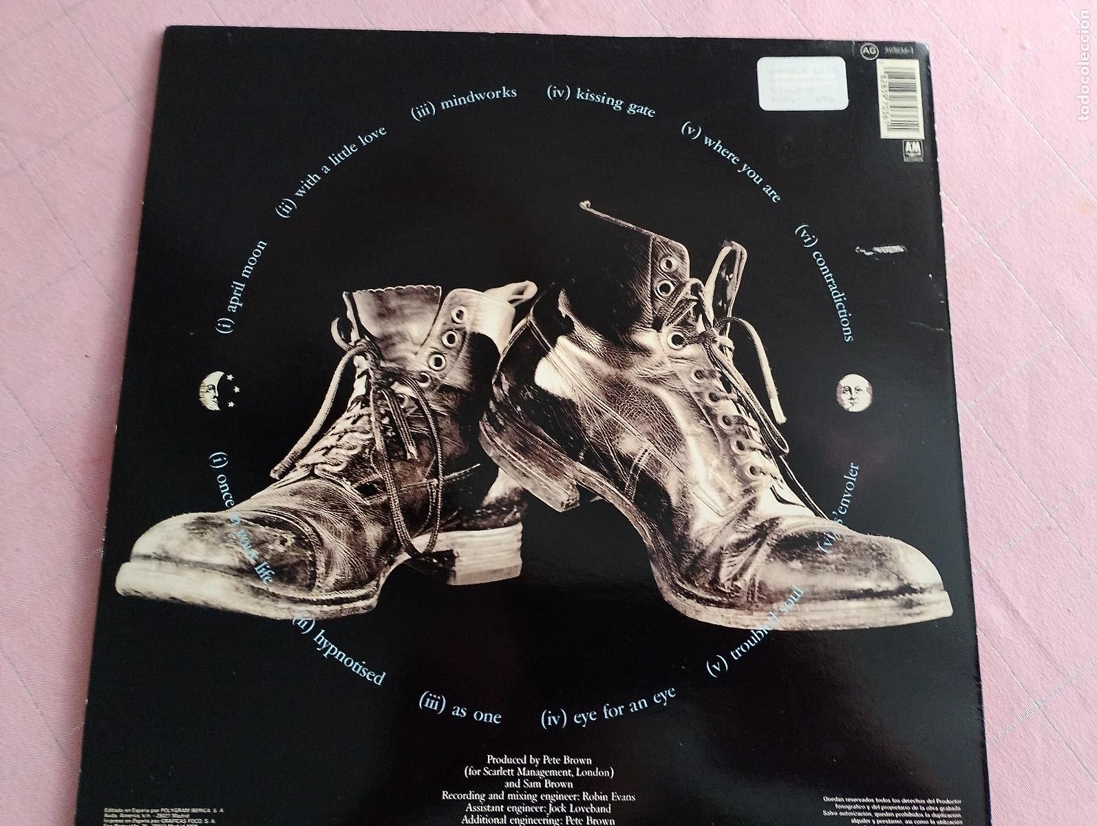 Discos de vinilo: Sam Brown &ndash; April Moon, 1990 ed espa&ntilde;ola - Foto 2