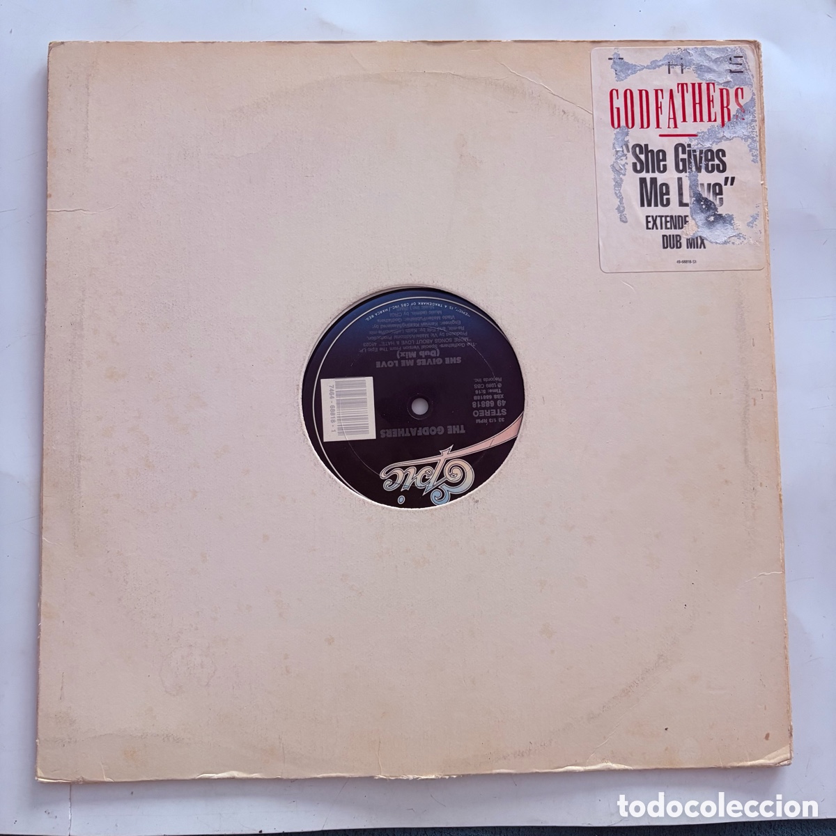 Discos de vinilo: maxi 12'' The Godfathers &lrm;&ndash; She Gives Me Love edicion usa de 1989