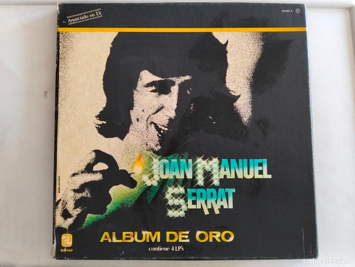 Discos de vinilo: JOAN MANUEL SERRAT, ALBUM DE ORO, 4 LP, EDITADO ZAFIRO, A&Ntilde;O 1981