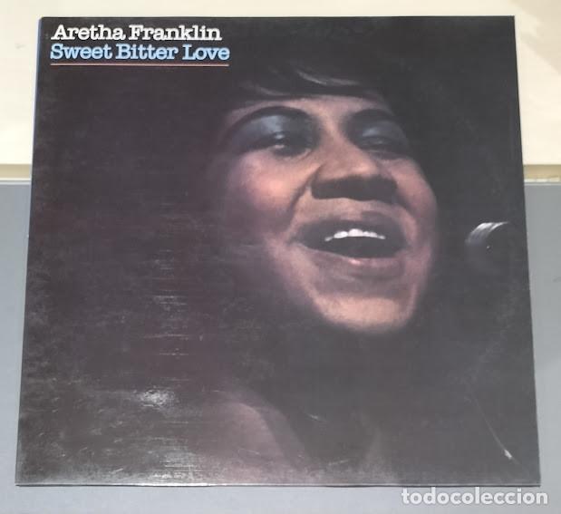 Discos de vinilo: Aretha Franklin &lrm;- Sweet Bitter Love - LP CBS &lrm;ref. S 85784. Ed. espa&ntilde;ola 1989.