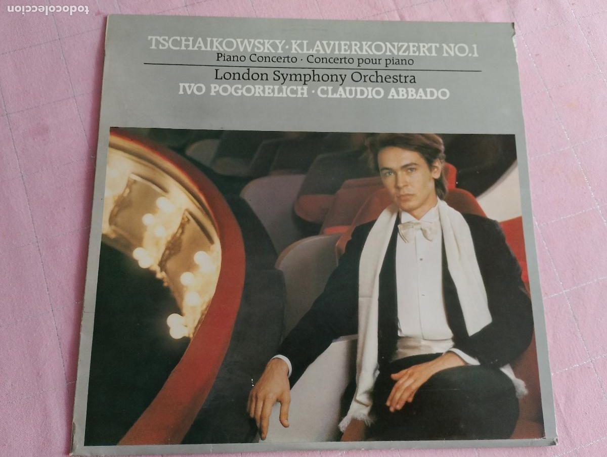 Discos de vinilo: Peter Tschaikowsky / London Symphony Orchestra, Ivo Pogorelich, Claudio Abbado &ndash; Klavierkonzert No.