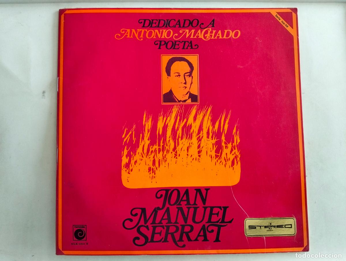 Discos de vinilo: JOAN MANUEL SERRAT, DISCO LP DEDICADO A ANTONIO MACHADO, EDITADO NOVOLA, A&Ntilde;O 1973