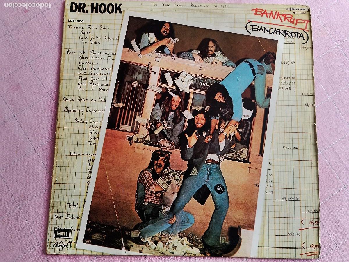 Discos de vinilo: Dr. Hook &ndash; Bankrupt, Bancarrota.1980 ed espa&ntilde;ola